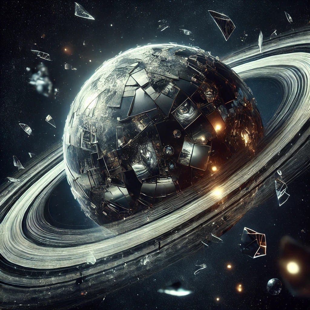 Saturno fragmentado